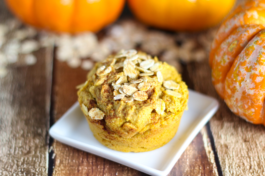 What is a healthy recipe for pumpkin muffins?
