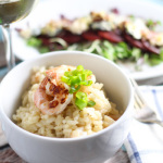 Shrimp Risotto platingsandpairings.com