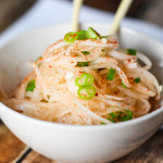Daikon Radish Salad platingsandpairings.com