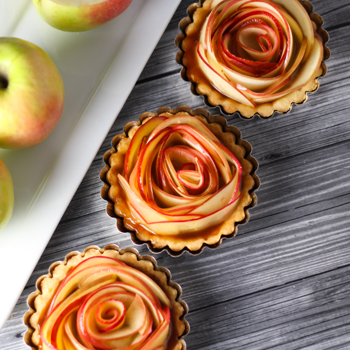 Salted Caramel Apple Tartlets Platings & Pairings