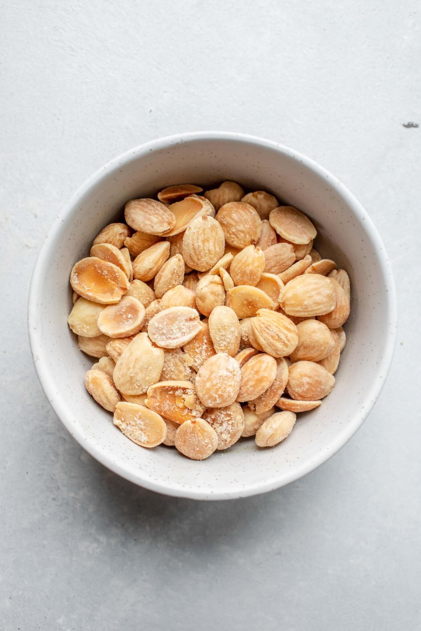Bowl of almonds