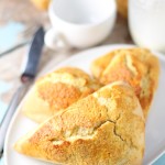 Honey Cream Scones | A simple scone recipe that can be dressed up with sweet or savory ingredients | platingsandpairings.com