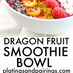 Breakfast never looked so good! This vibrant Dragon Fruit (Pitaya) Smoothie Bowl is a perfect, healthy way to start the day. | platingsandpairings.com