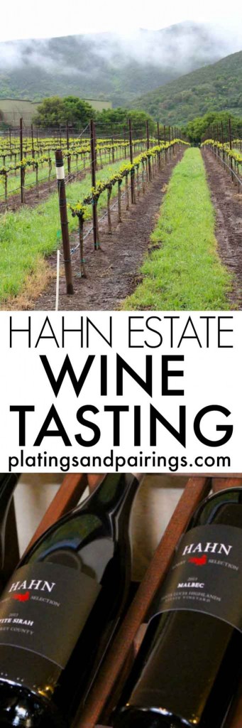 Wine Tasting at Hahn Estate in Soledad, California. Be sure to check out their amazing Pinot Noirs and Chardonnay | platingsandpairings.com
