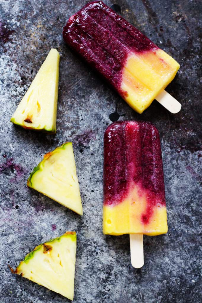 Cherry Pineapple Popsicles Platings & Pairings