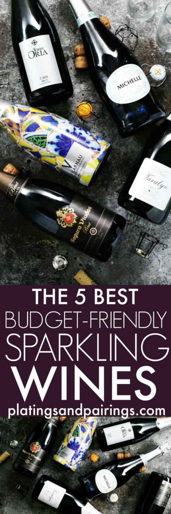 The BEST Budget-Friendly Sparkling Wines that are perfect for mimosas, bellinis or just sipping on their own! | platingsandpairings.com