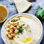 Macadamia Nut Hummus puts a Hawaiian spin on the traditional chickpea spread– It’s rich, creamy, tangy and perfect for slathering on sandwiches or serving as an appetizer dip with vegetables. | platingsandpairings.com