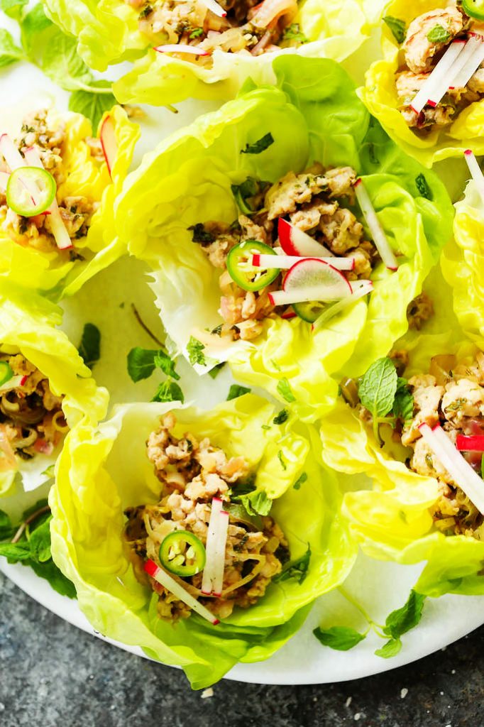 Larb Gai Thai Lettuce Wraps Platings & Pairings