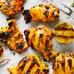 Mango Lime Grilled Chicken features a sweet and spicy mango lime marinade that caramelizes perfectly on a hot grill. It's perfect for your summer BBQ. | platingsandpairings.com