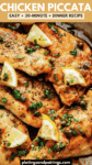 Easy Chicken Piccata (30-Minute Dinner)