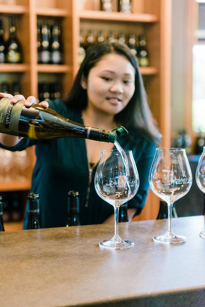 The Penner Ash Tasting Room in Newberg, Oregon is the place to go if you want to taste an amazing lineup of Oregon wines.