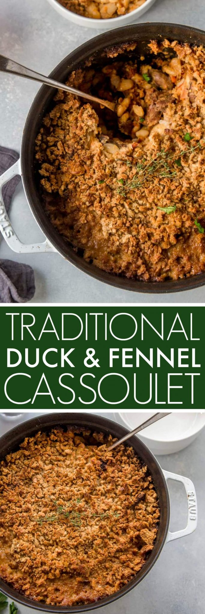 Duck & Fennel Cassoulet is the perfect comfort food for chilly winter days!