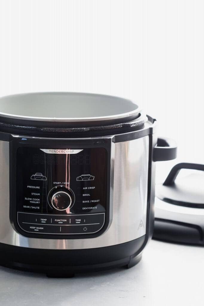 Instant pot lid off.