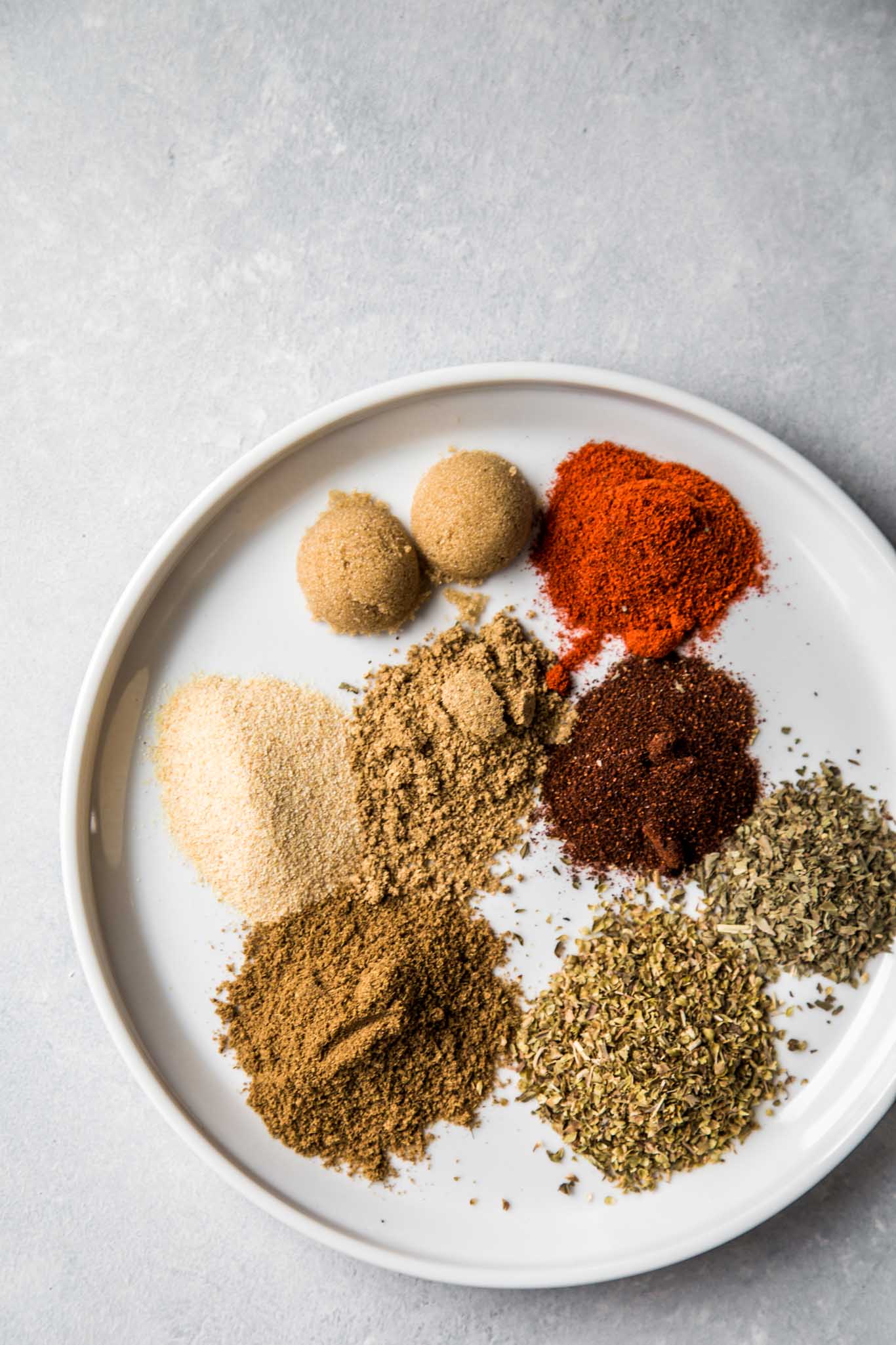 Spices for carnitas tacos