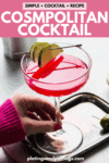 COSMO RECIPE WITH SIMPLE SYRUP PINTEREST IMAGE.