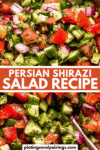 Shirazi salad pinterest image.