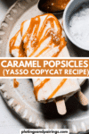 Caramel popsicles pinterest image.