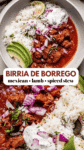 Birria de Borrega (Lamb Birria) PIN.