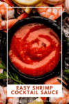 Shrimp cocktail sauce pinterest image.