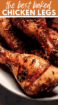 Crispy Baked Chicken Legs pin