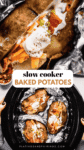Crockpot Baked Potatoes pin