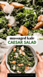 Kale Caesar Salad (Vegetarian)
