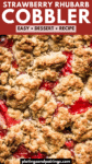 Strawberry Rhubarb Cobbler Recipe