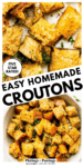 Homemade Croutons Recipe
