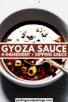 Gyoza sauce pinterest image.