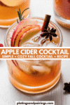 Crisp & Refreshing Apple Cider Cocktail pin.
