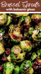 Brussels Sprouts with Balsamic Glaze pin.