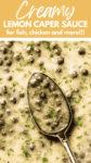 Quick Lemon Caper Butter Sauce pin.