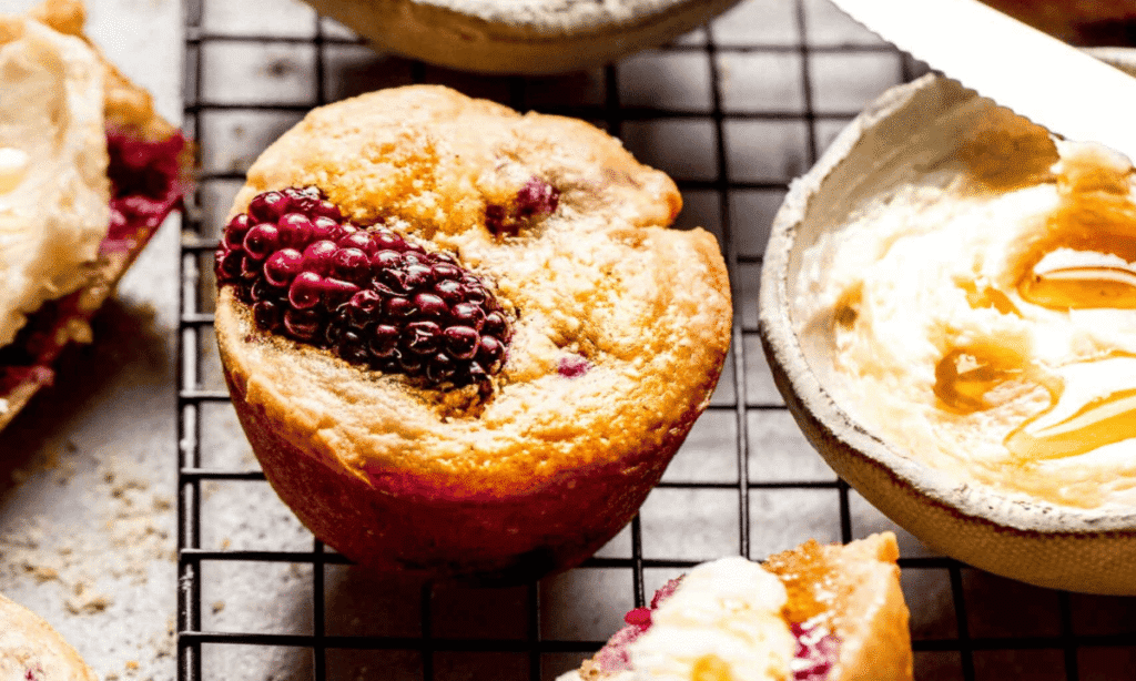 Sweet Meets Savory in These Perfect Blackberry Cornbread Muffins