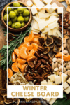 Winter cheese board pinterest image.