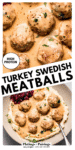 Turkey swedish meatballs pinterest image.
