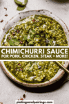 CHIMICHURRI SAUCE PINTEREST IMAGE.