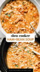 Slow Cooker Ham and Bean Soup