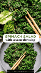 Japanese Spinach Salad