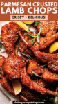 Garlic Parmesan Herb Lamb Chops