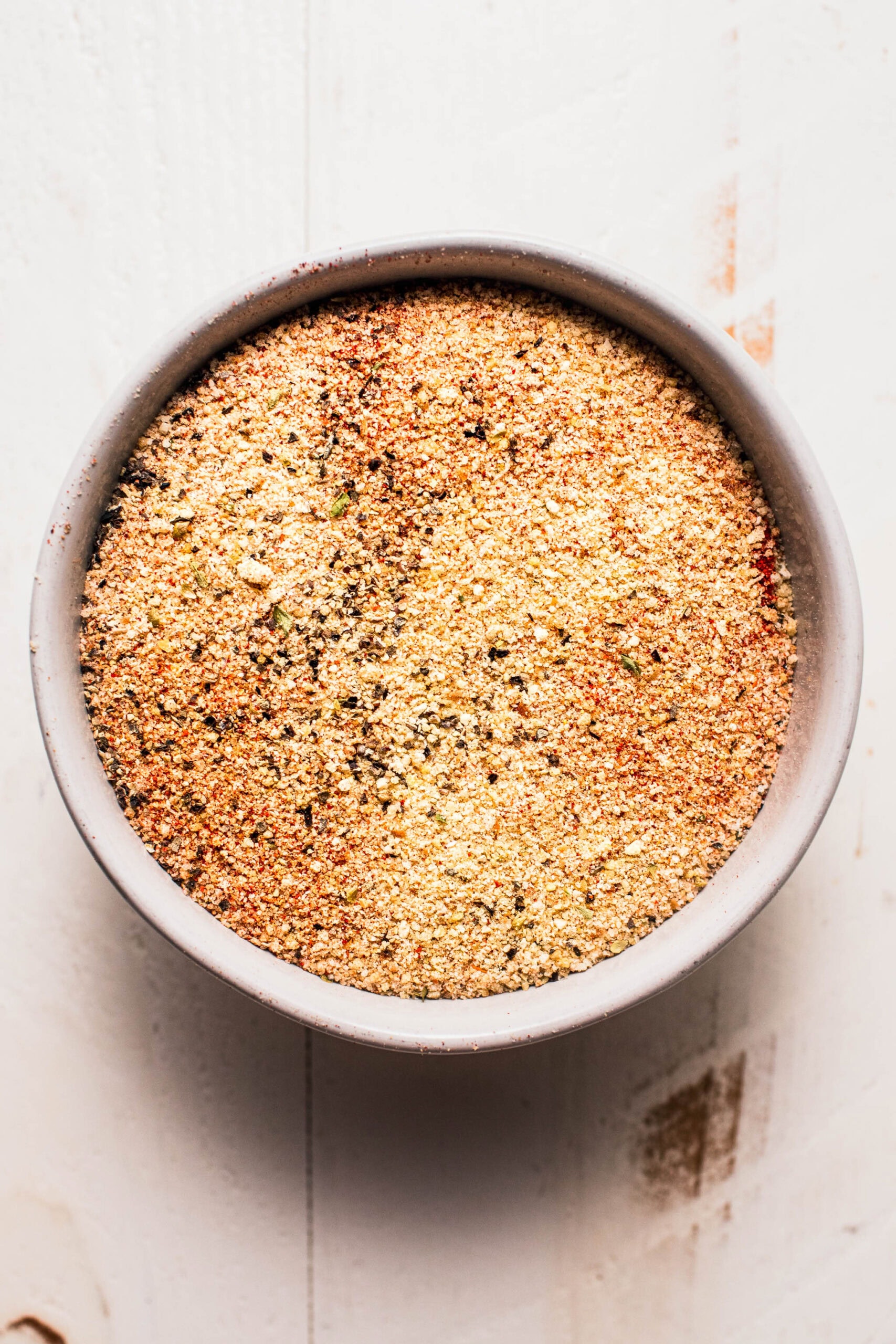 Seasoning blend in bowl.