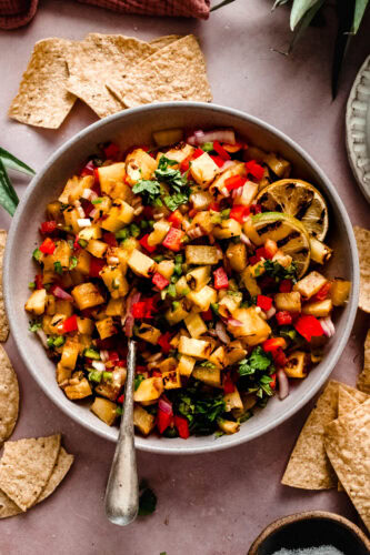 Grilled Pineapple Salsa