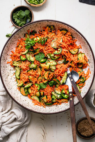 Carrot Cucumber Salad