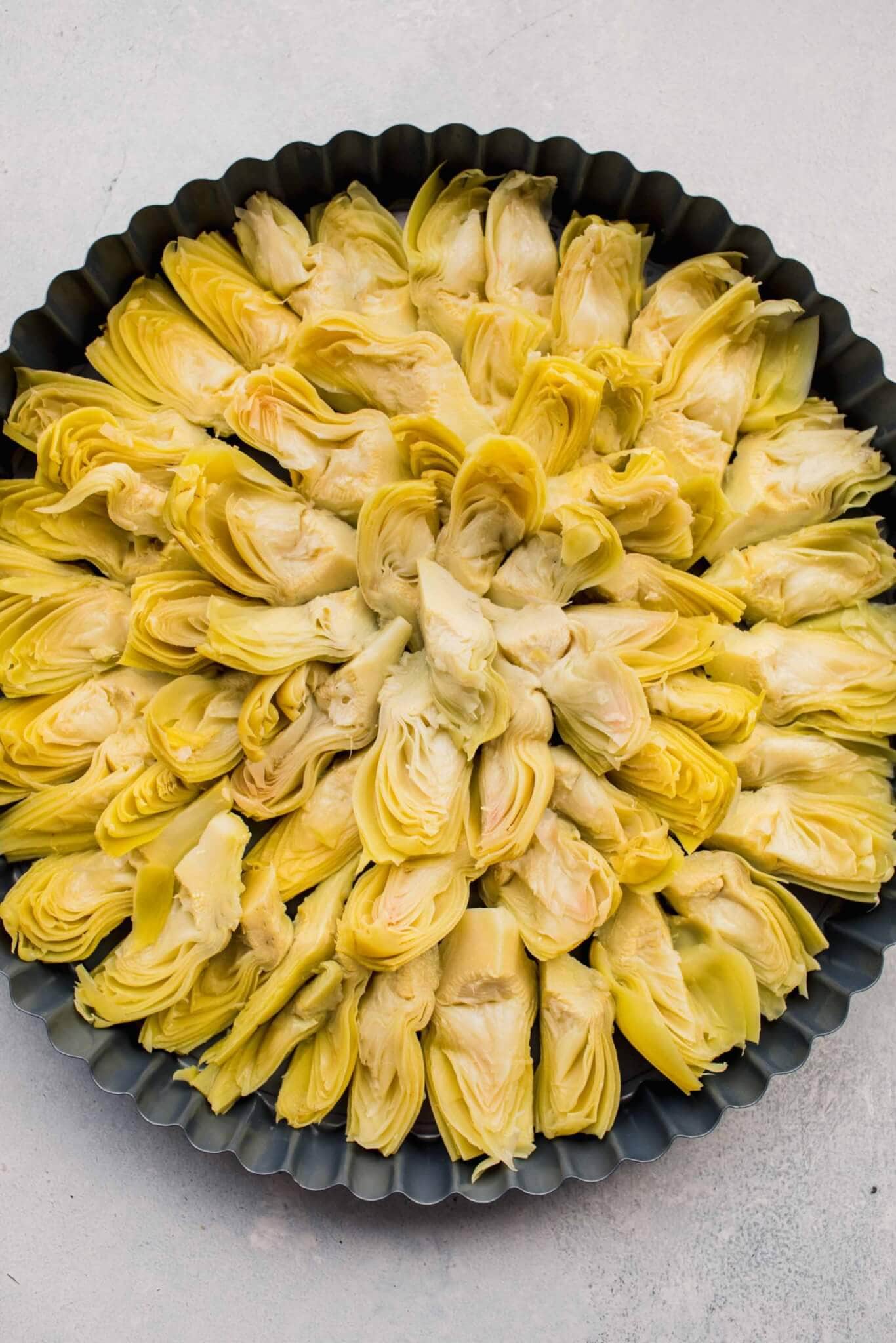 Stuffed Artichoke Hearts with Breadcrumbs & Parmesan