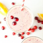 Cranberry Orange Smoothie - A tart + tangy, energizing breakfast treat! | platingsandpairings.com