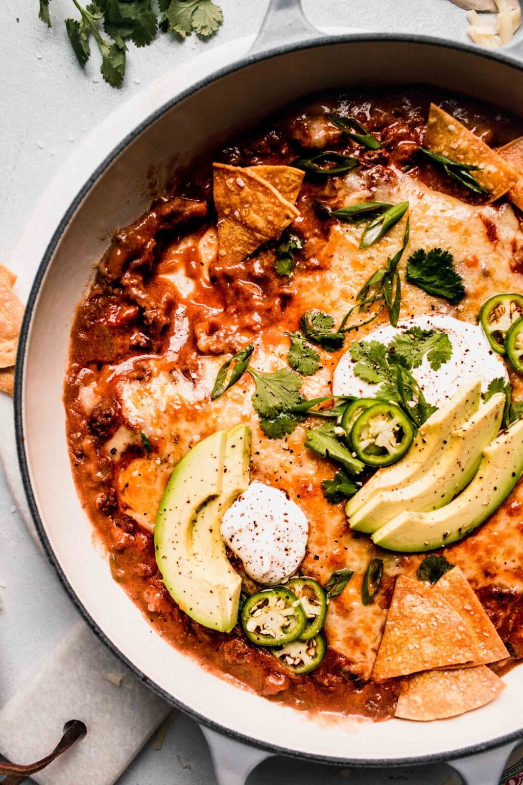 Cheesy Enchilada Dip Recipe (with Ground Beef)