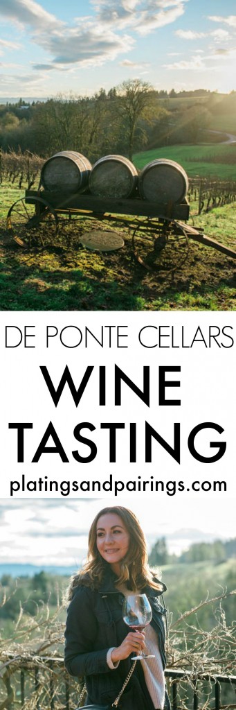 Wine Tasting at De Ponte Cellars in Dayton, Oregon - This lovely winery is in the heart of Oregon's Willamette Valley | platingsandpairings.com
