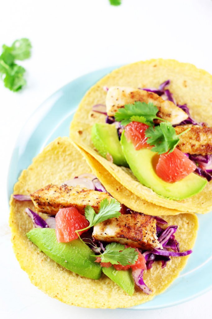 Grapefruit & Avocado Fish Tacos Platings + Pairings