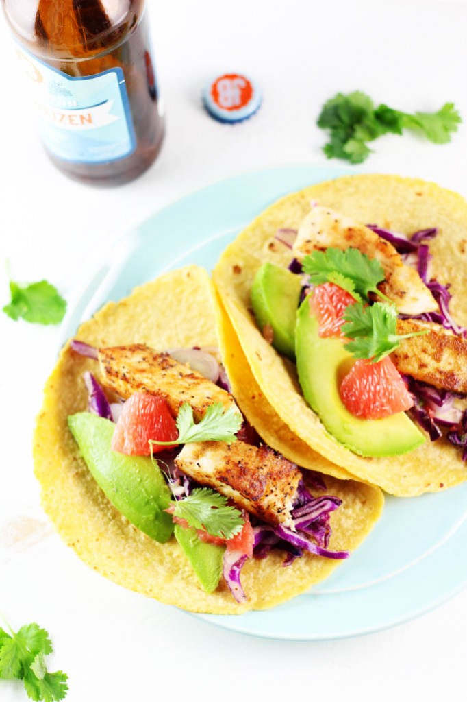 Grapefruit & Avocado Fish Tacos Platings + Pairings