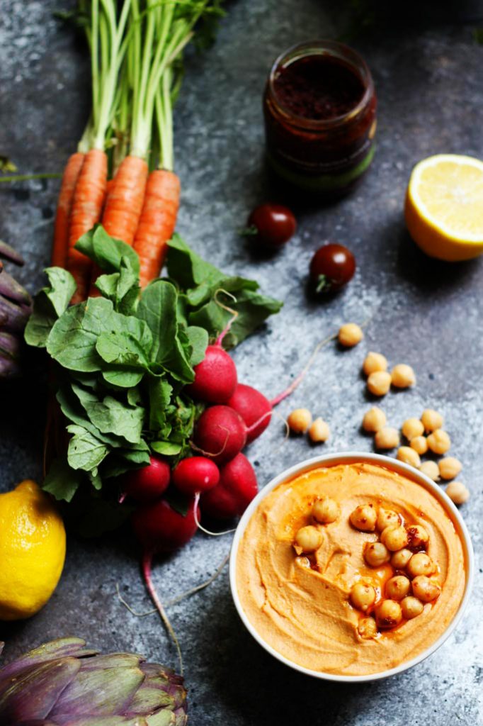 Harissa Hummus Platings + Pairings