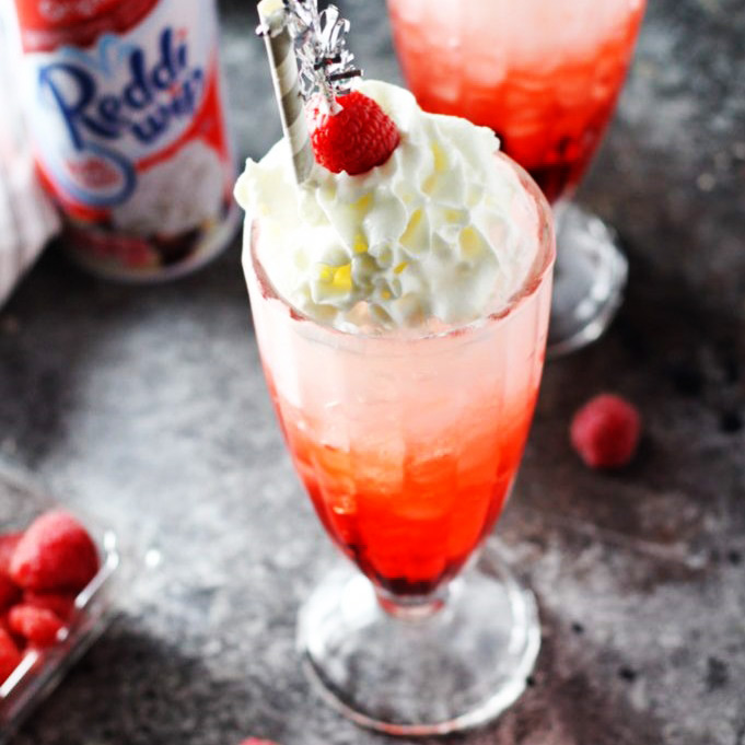 These Raspberry Cream Italian Sodas are DELICIOUS and easy to make with just three simple ingredients | platingsandpairings.com